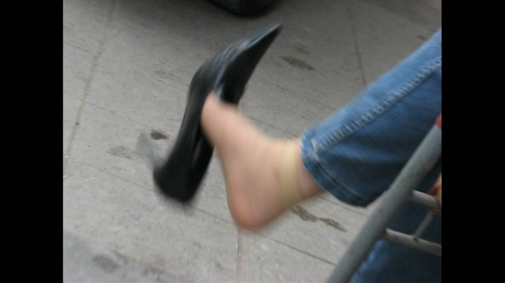 Legs dangling and parenting